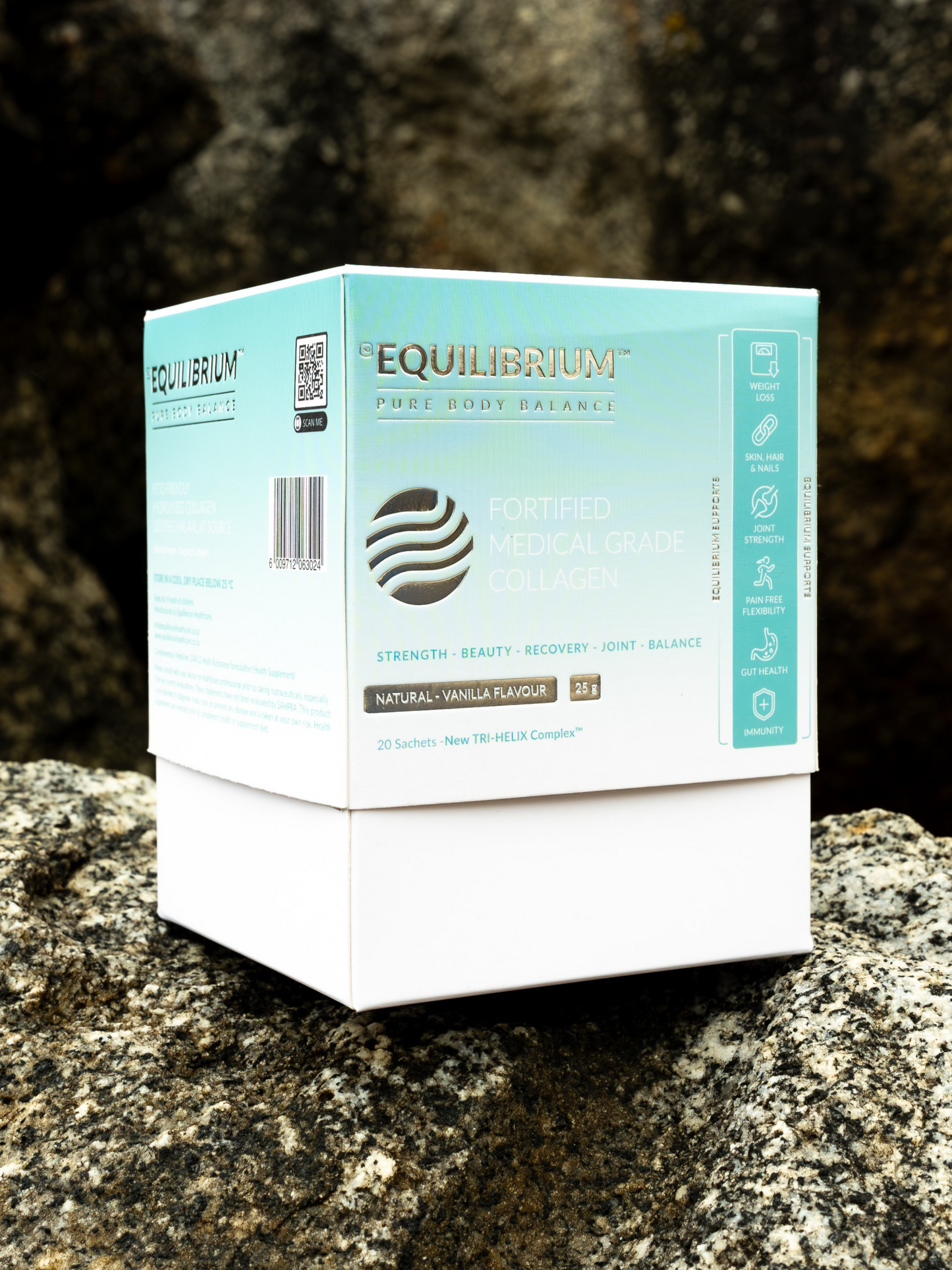 Equilibrium Pure Body Balance - Medical Grade Collagen - 20's Sachet - Box
